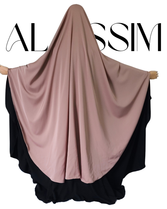 KHIMAR SOTRA - ROUND,EXTRA WIDE, NIDA - NUDE