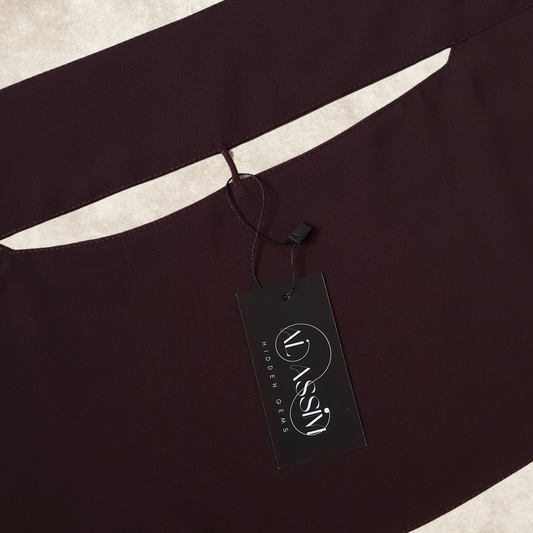 SHORT 1 LAYER NIQAB - NO PINCH & NOSE STRING
