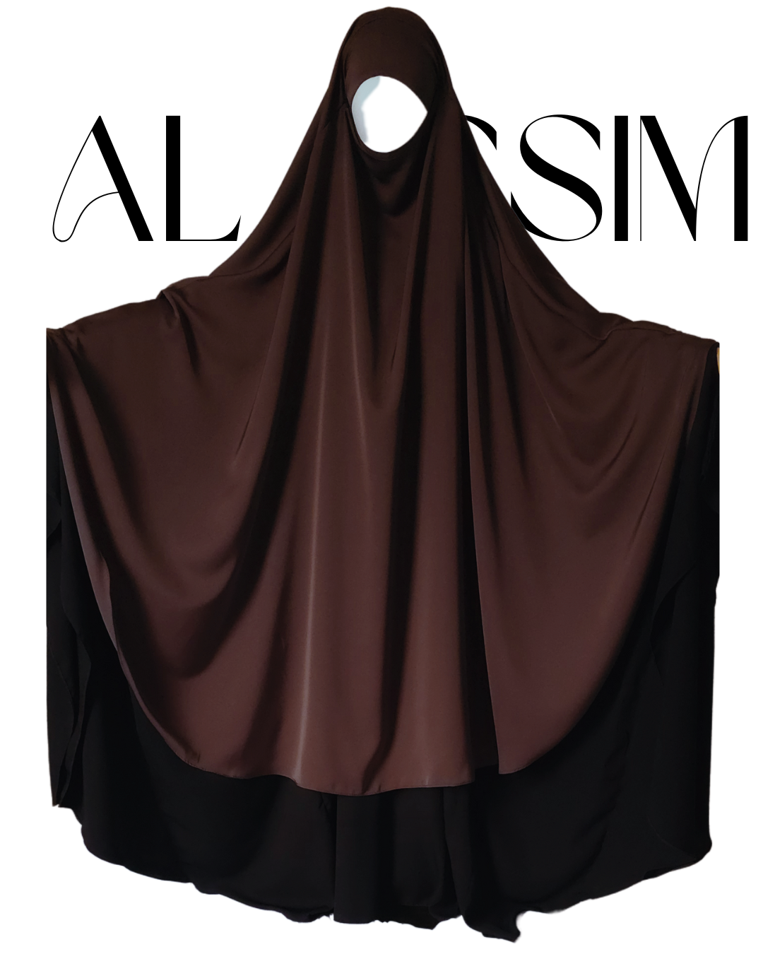 KHIMAR SOTRA - ROUND, EXTRA WIDE, NIDA - DARK BROWN