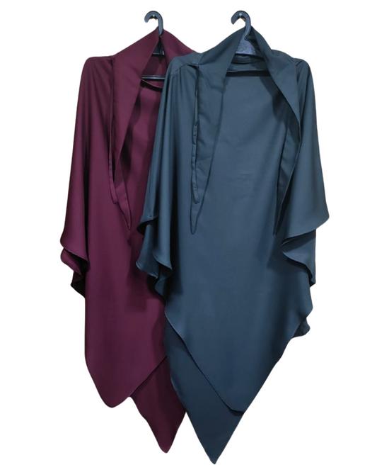 PETITE CLASSIC DIAMOND KHIMAR - NIDA - MEDIUM LENGTH