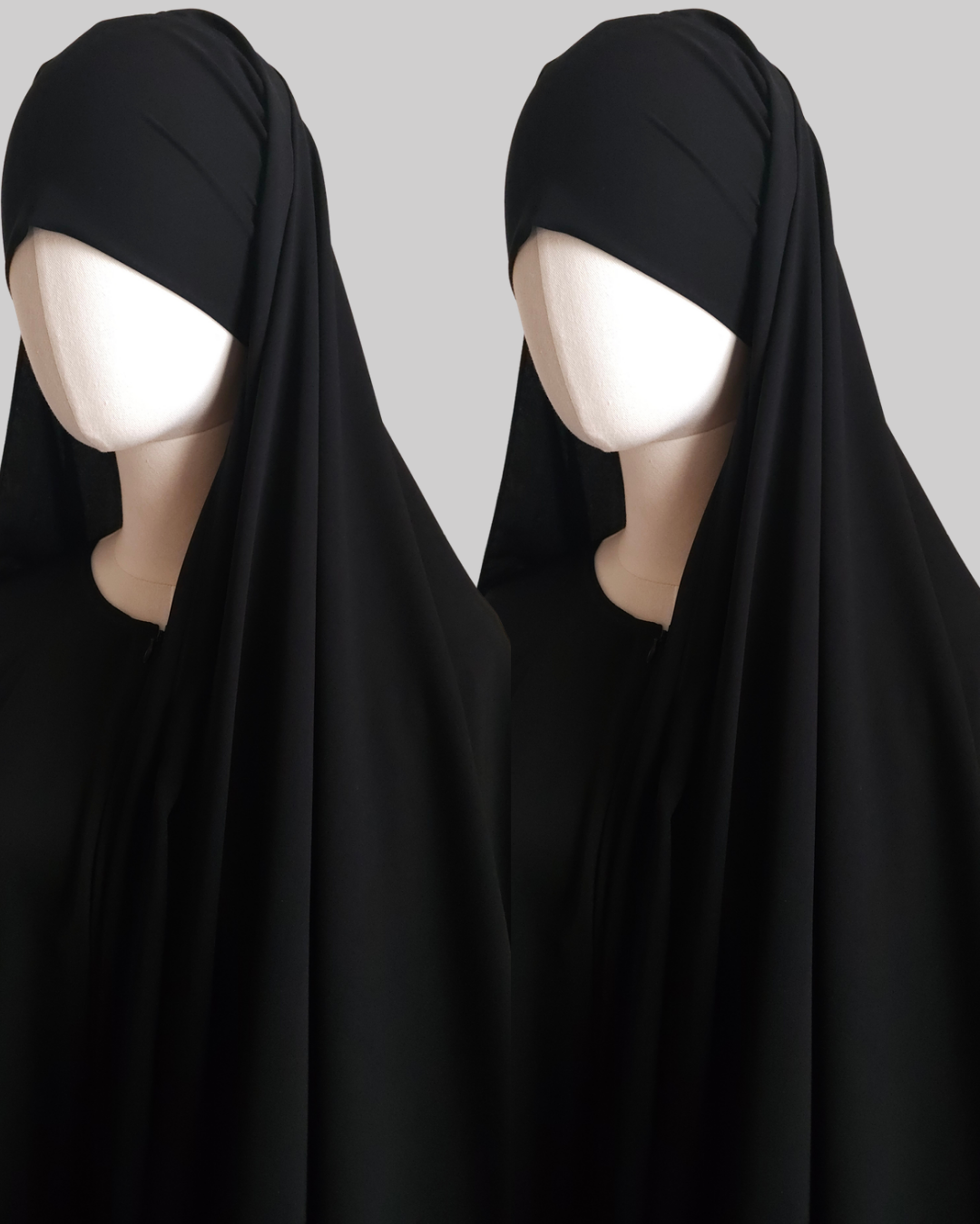 TIE BACK MALAKI SHAYLA HIJAB - WOOL PEACH