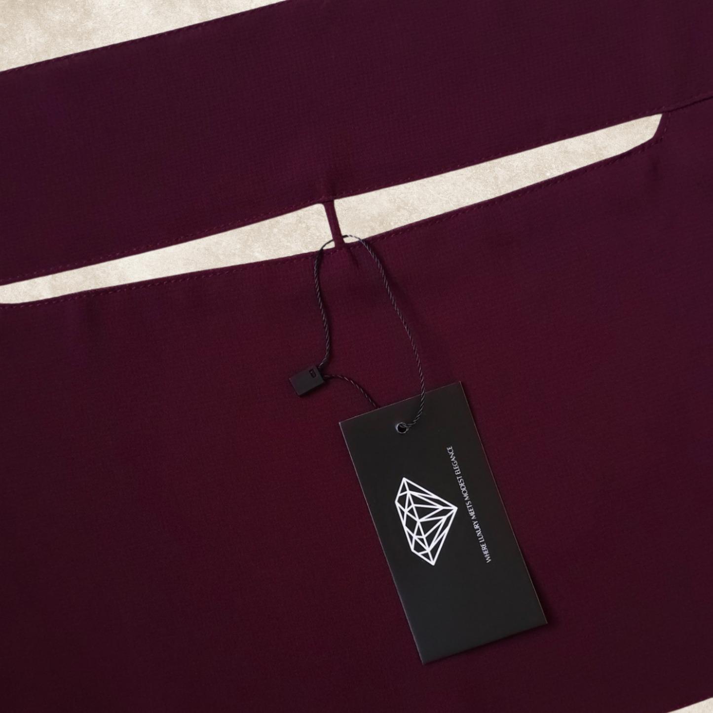 MEDIUM 1 LAYER NIQAB WITH NOSE STRING