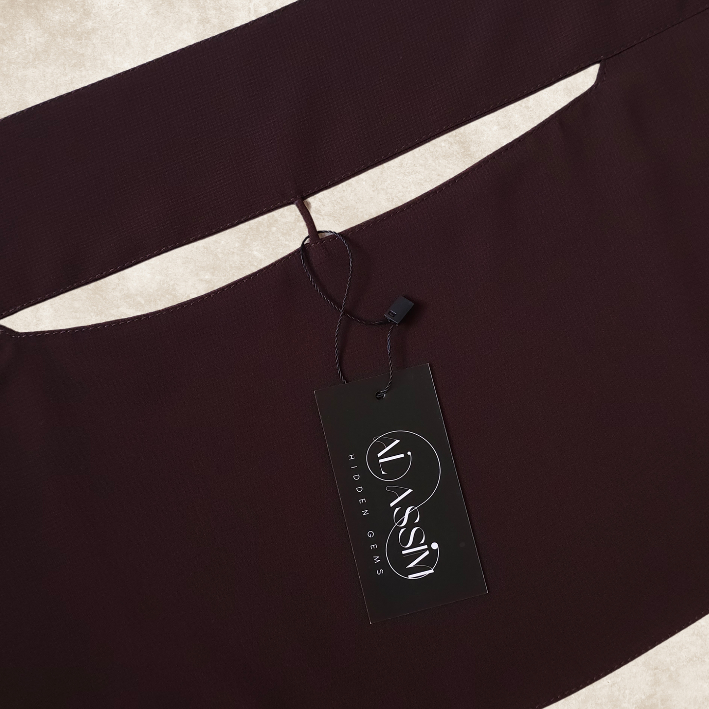 MEDIUM 1 LAYER NIQAB WITH NOSE STRING