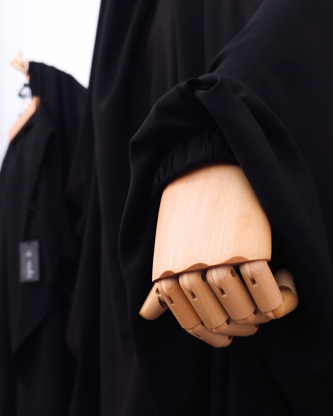 BIG WIDE 2 PIECE JILBAB BLACK