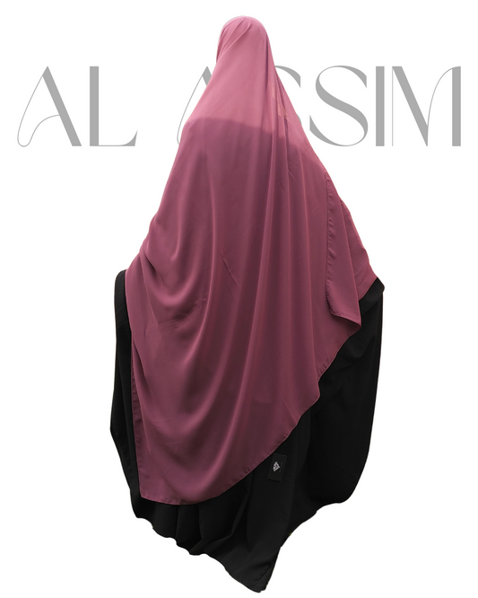 TIE BACK EXTRA LARGE SHAYLA HIJAB  - MAXI HIJAB - WOOL CHIFFON