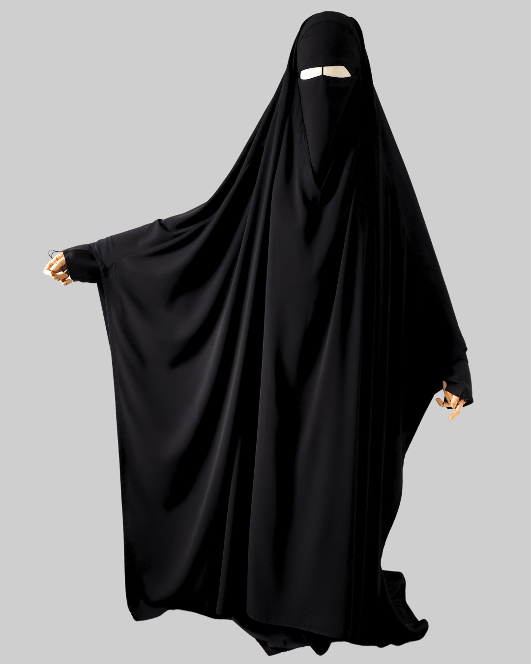 SAUDI V-NECK KHIMAR CAPE