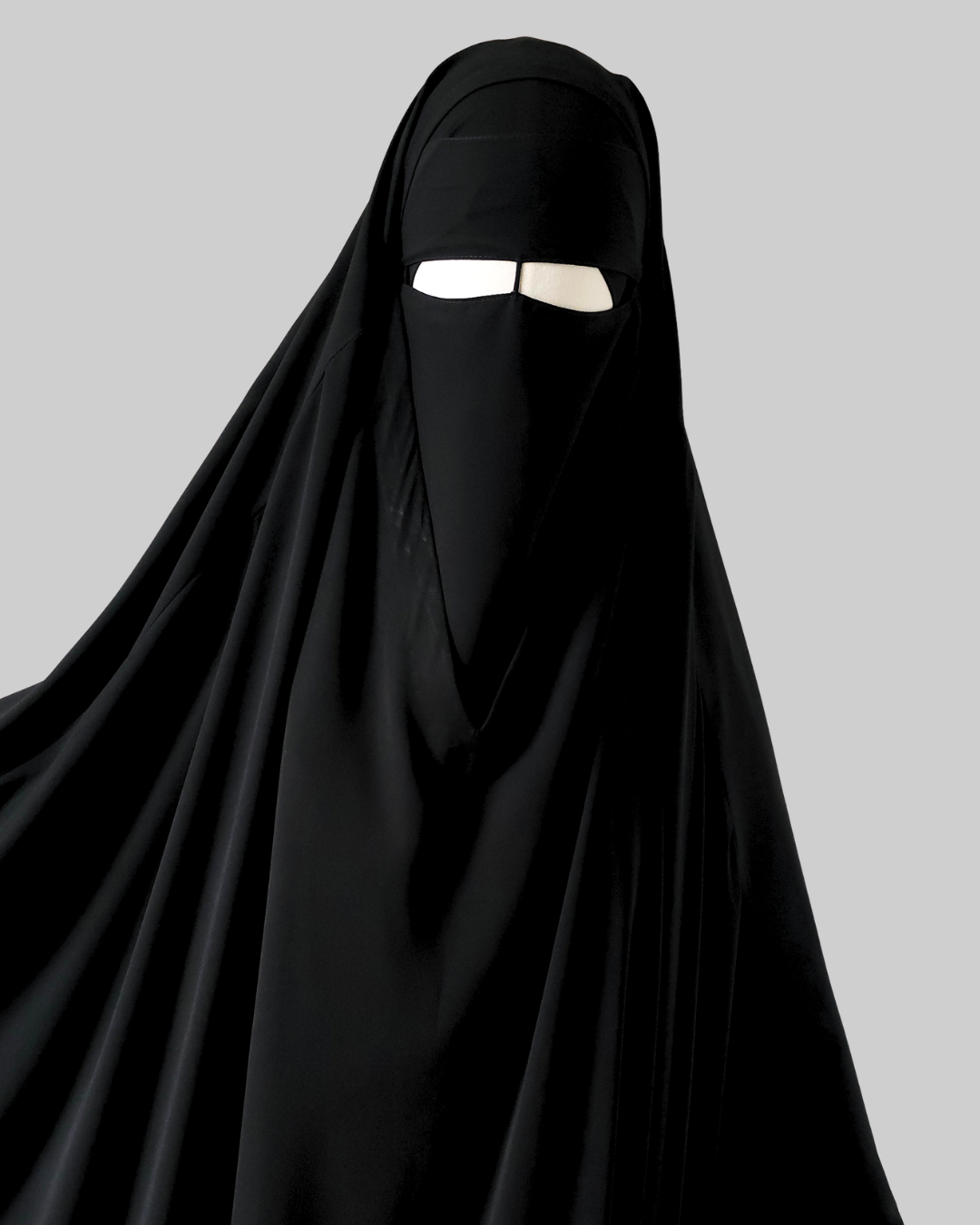 SAUDI V-NECK KHIMAR CAPE
