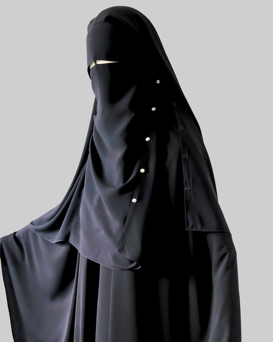 ASEELAH Niqab /  3 LAYERS