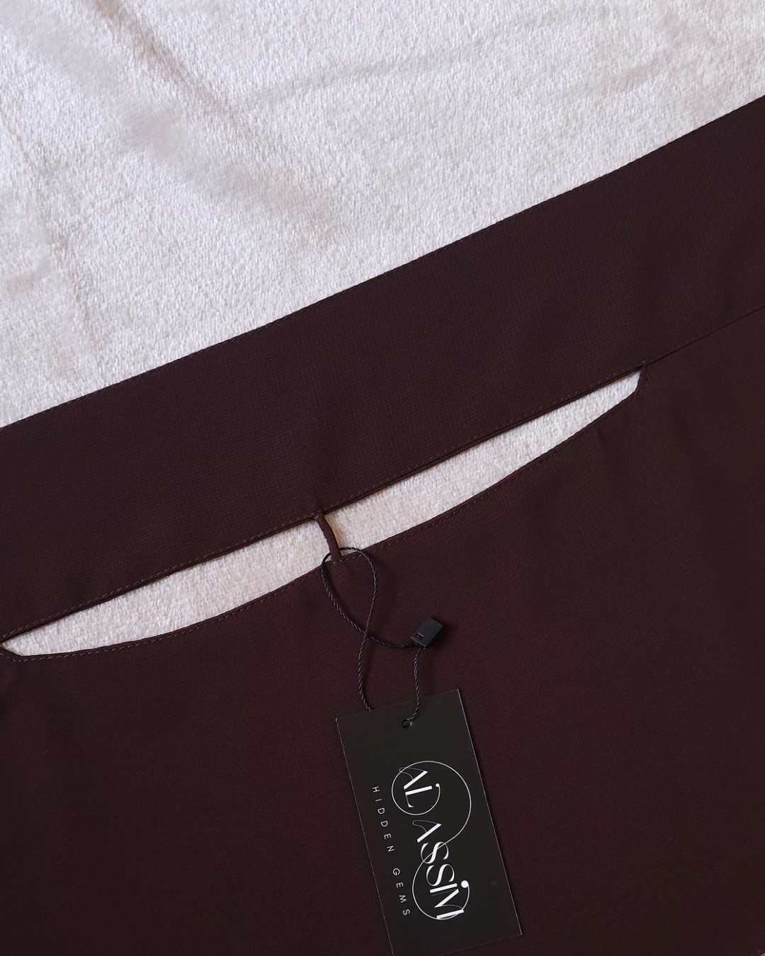 MEDIUM 1 LAYER NIQAB WITH NOSE STRING