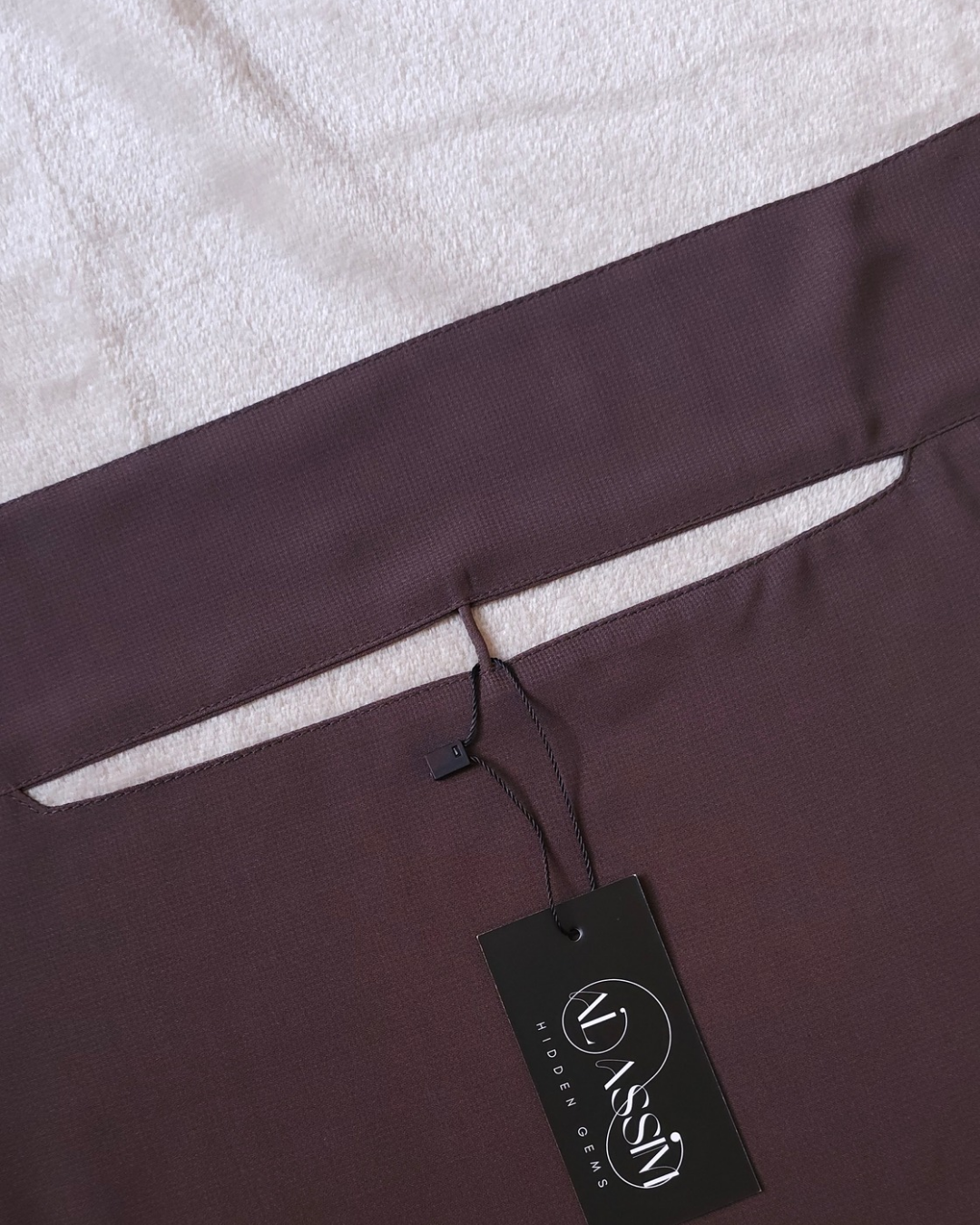 MEDIUM 1 LAYER NIQAB WITH NOSE STRING