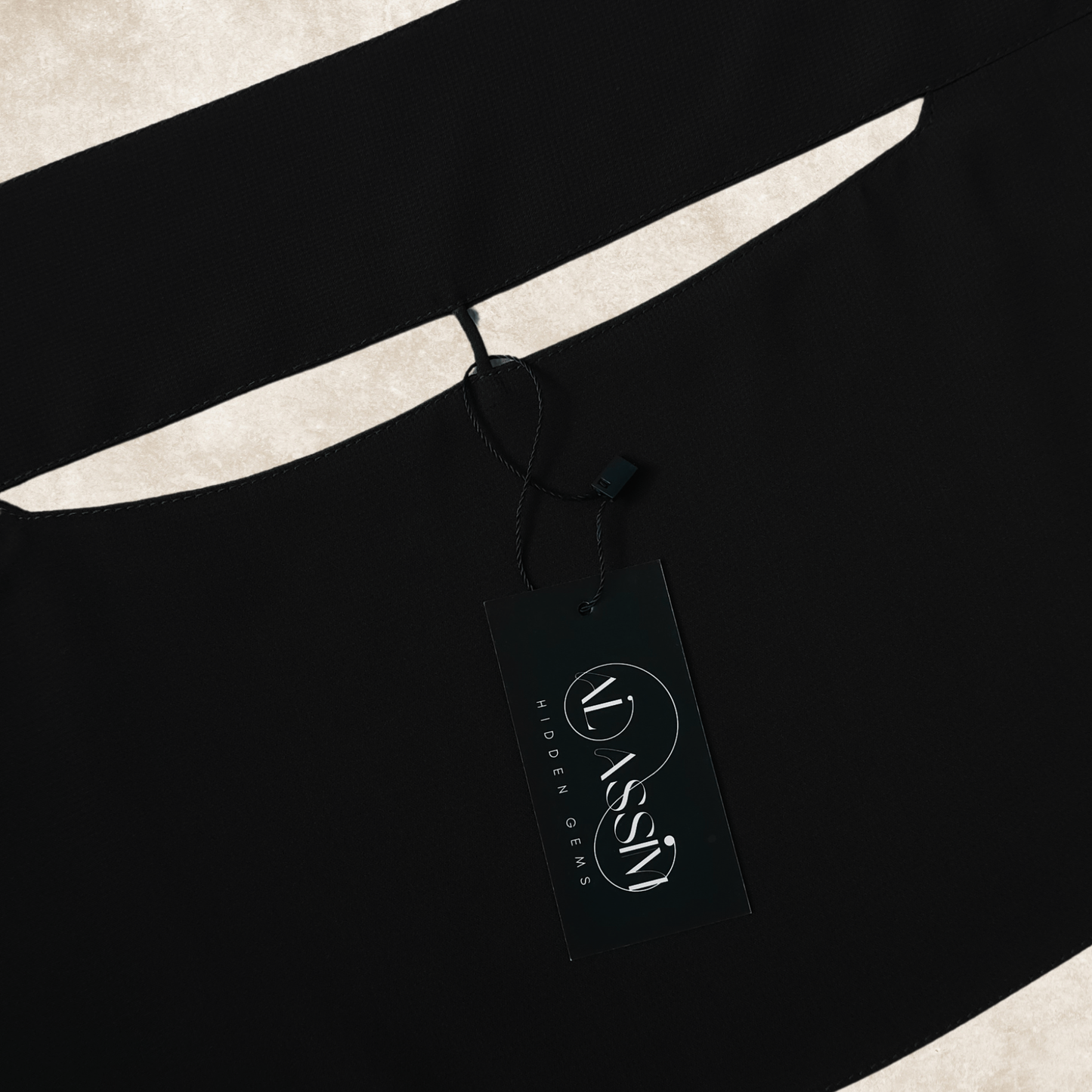 SHORT 1 LAYER NIQAB - NO PINCH & NOSE STRING