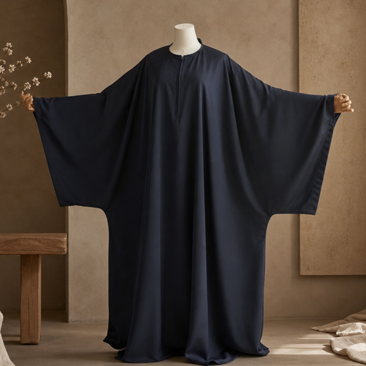 ABAYA ERSANA - PREMIUM NIDA CHARCOAL