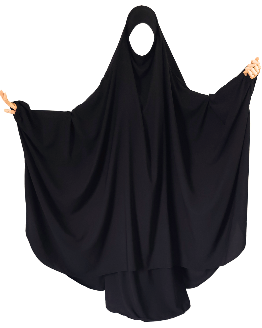 BIG WIDE 2 PIECE JILBAB BLACK